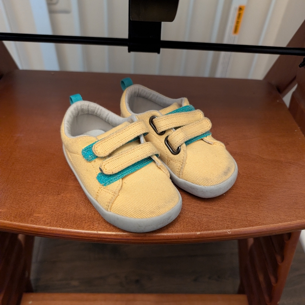 Ten Little Yellow Canvas Shoes